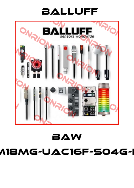 BAW M18MG-UAC16F-S04G-K  Balluff