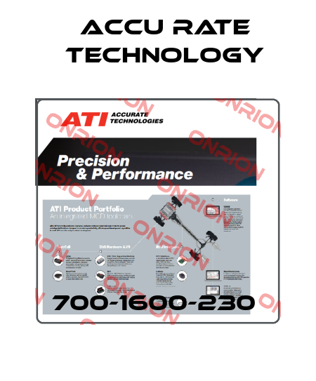  700-1600-230  ACCU RATE TECHNOLOGY