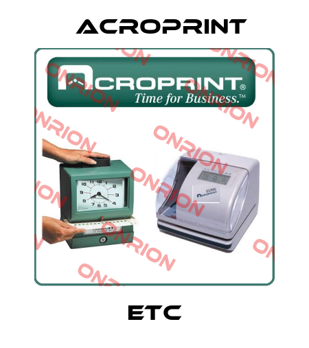 ETC Acroprint