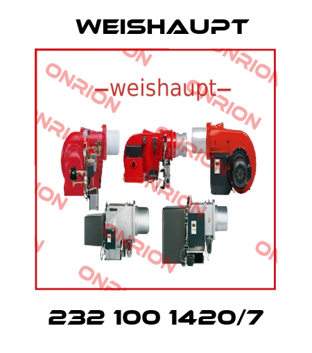 232 100 1420/7 Weishaupt