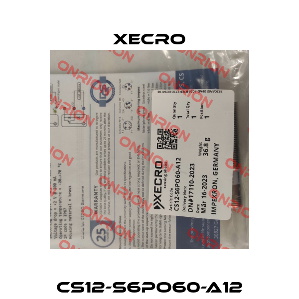 CS12-S6PO60-A12 Xecro